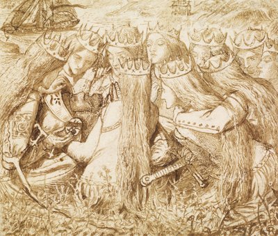 Moxons Tennysonの設計 作： Dante Gabriel Charles Rossetti